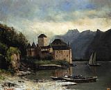 Gustave Courbet View of the Chateau de Chillon painting